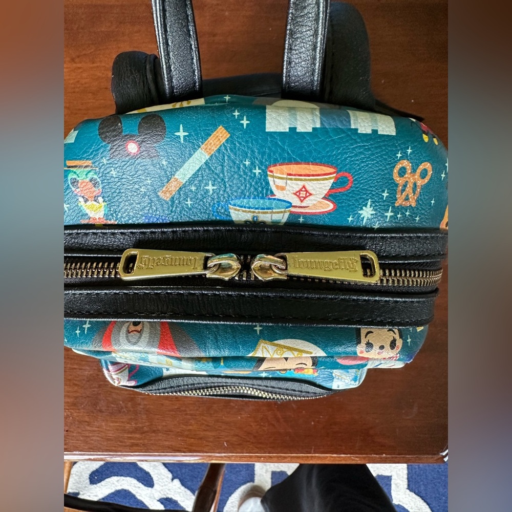 Disney Parks Loungefly Mini Backpack Attractions View 2
